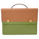 Hermes Danube 38 Natural Men's Courchevel Business Bag - Hermès