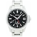 Seiko Grand 9R66-0AE0 SBGE213 Black Dial Men's Watch