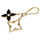 Louis Vuitton Gold Gold Plated Enamel Puzzle Key Ring and Bag Charm