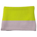Hermes Lime Green Cashmere Knit Scarf - Hermès