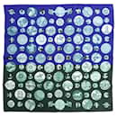 Carré H65 Pois de Soie Multicolore en Soie Hermès