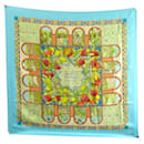 FOULARD HERMES LES JARDINS D'ANDALOUSIE HONORE CARRE 90 EN SOIE SILK SCARF - Hermès