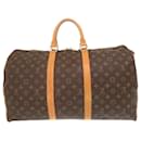 Louis Vuitton Keepall 50 Monogram Boston Bag