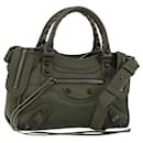 Balenciaga City Classic Studs Bag Leather Mini