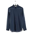 Navy Cotton Shirt - Saint Laurent