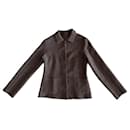 Taupe Brown Bouillie Wool Jacket Mât de Misaine Size 36-38 - Autre Marque