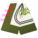 Hermès White Brides de Gala Silk Scarf