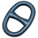 Hermès Chaine d'Ancre Scarf Ring in Navy