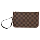 Louis Vuitton Damier Neverfull PM with Brown Leather Pouch