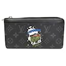 Louis Vuitton Monogram Eclipse Zippy Dragonne Long Wallet