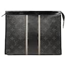 Louis Vuitton Black Fujiwara Monogram Eclipse Flash Pochette Voyage MM