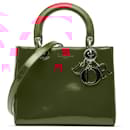 Dior Red Medium Patent Lady Dior