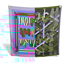 NEUF FOULARD HERMES DOUBLE SANGLE H003338S METZ JAMIN CARRE 90 SOIE SCARF - Hermès