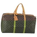 Louis Vuitton Sac Souple Handbag Monogram Canvas 55