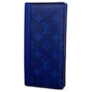 Louis Vuitton Taiga Rama Portefeuille Brazza Long Wallet