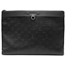 Louis Vuitton Black Monogram Shadow Discovery Pochette