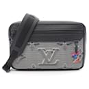 Louis Vuitton Expandable Leather Nylon Shoulder Bag