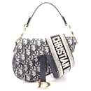 Dior Mini Saddle Bag Canvas Leather