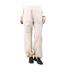 Beige cargo parachute trousers - size M - Autre Marque