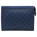 Louis Vuitton Pochette Voyage MM Taiga Monogram Clutch Bag