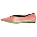 Salmon Cassie leather flats - size EU 40 - Autre Marque