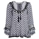 Dodo Bar Or Tassel embellished jacquard woven top. - Autre Marque