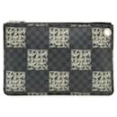 Louis Vuitton Pochette Jour PM Damier Graphite Clutch Bag