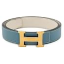 Hermes H Buckle Togo Leather Belt - Hermès