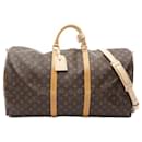 Louis Vuitton Keepall Bandouliere Monogram Boston Bag