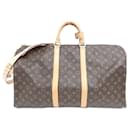 Louis Vuitton Keepall Bandouliere Monogram Boston Bag