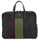 Gucci Canvas/Leather Briefcase Black