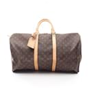 Louis Vuitton Keepall 55 Monogram Boston Bag