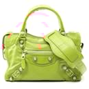 Balenciaga Giant Mini City Leather Handbag