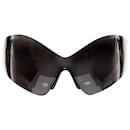 Óculos de sol BALENCIAGA DEMNA Runway Mask Butterfly pretos com proteção - Balenciaga