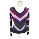 InWear purple brown striped sweater - Autre Marque