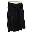 Yohji Yamamoto Gathered Flare Skirt - Autre Marque