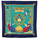 Hermès 1789 LIBERTÉ ÉGALITÉ FRATERNITÉ RÉPUBLIQUE FRANÇAISE Écharpe en Soie