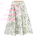 ANAYI Hogushi Jacquard Asymmetrical Tuck Midi Skirt - Autre Marque