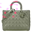 Dior Lady Dior Cannage Leather 2way Bag