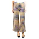Multicolour check wool trousers - size UK 10 - Autre Marque