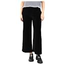 Black velvet trousers - size M - Autre Marque