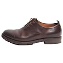 Dark brown leather Derby shoes - size EU 38 - Autre Marque