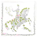 Hermès Carré 90 "H.d'Origny" Silk handkerchief in Blue