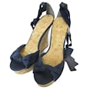 TSURU By MARIKO OIKAWA Cork Wedge Sandals - Autre Marque