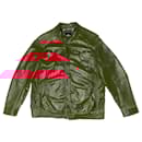 ENGBERS Distressed Leather Cafe Racer Biker Jacket, Size XXL / 56 - Autre Marque