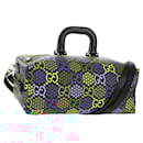 Gucci Convertible Duffle Backpack Psychedelic Print GG Coated Canvas Medium