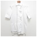 BARBA Short Sleeve Frill Blouse - Autre Marque