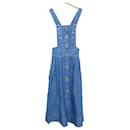 yori Linen Blend Long Denim Dress - Autre Marque