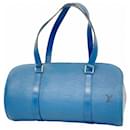 Louis Vuitton Epi Soufflot Handbag in Toledo Blue