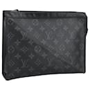 Louis Vuitton Pochette Voyage Monogram Eclipse Canvas MM